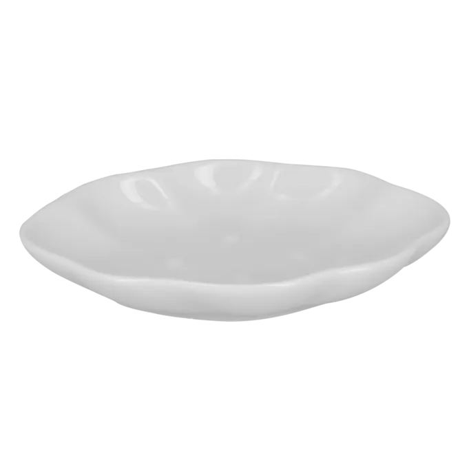 RAK Porcelain BASO02 Banquet Shell Dish, Oval 5" x 3.4" Ivoris Porcelain Plate - 12/Case