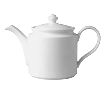 RAK Porcelain BATP100 Tea Pot with Lid, 33.8 oz, Dishwasher & Microwave Safe - 1/Case