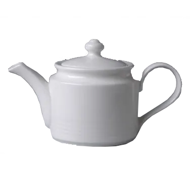 RAK Porcelain BATP40D7 - Porcelain Teapot with Lid, 13.55 Oz, Dishwasher Safe, Chip Resistant - Case
