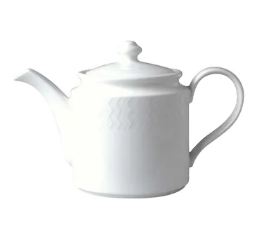 RAK Porcelain BATP80D1 - 34oz Teapot Lid, Embossed Porcelain, Chip Resistant, Dishwasher Safe - Case