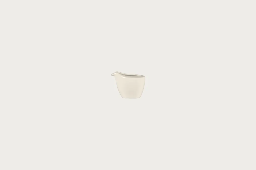 RAK Porcelain BCBVCR06M Creamer Pitcher, 2 Oz Bone China, Handle-Free, 12/Case