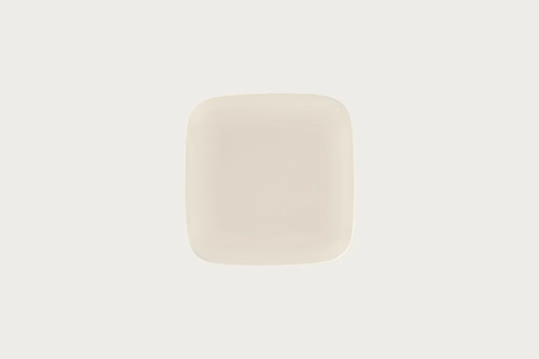 RAK Porcelain BCBVSP17 - Bravura Square Plate, 6.69" (6-11/16") Bone China, 24/Case