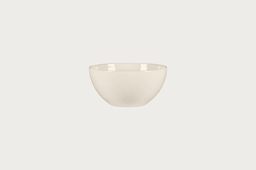 RAK Porcelain BCFRBW100 Fedra Round Bone China Bowl, 33.8 Oz (1 Qt) General Use - 6/Case