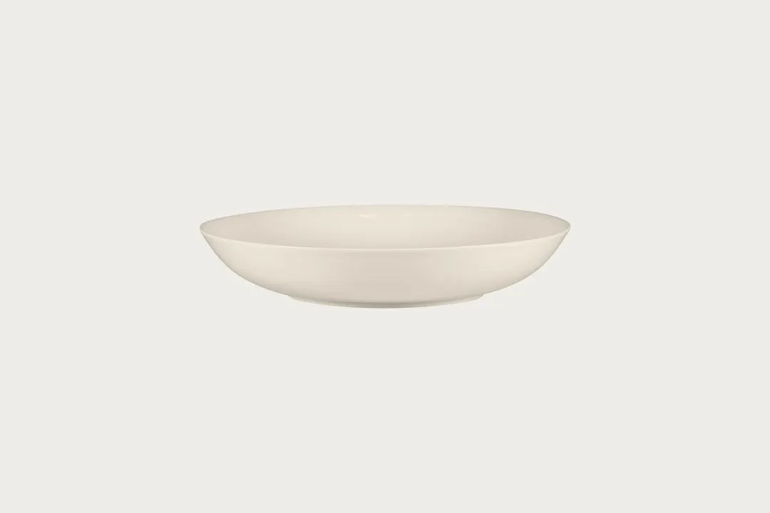 RAK Porcelain BCFRDC27 Fedra Coupe Deep Plate, 10.63" Round Bone China, Coupe & Deep Rim - 12/Case