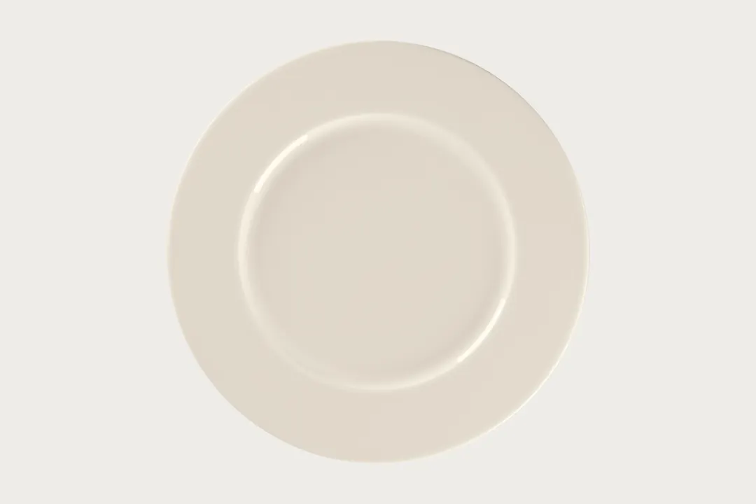 RAK Porcelain BCFRFP29 - Fedra Flat Round Plate, 11.4" Bone China, Flat Edge, 12/Case