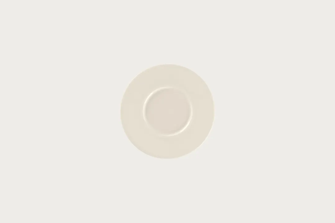 RAK Porcelain BCFRSA15 - Fedra Round Saucer, 5.9" Bone China, White, 12/Case