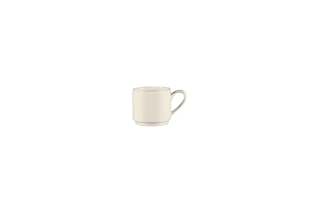 RAK Porcelain BCFRSC09 Fedra Stackable Cup, 3.04 oz Bone China, 1-4 oz, Stackable - 12/Case