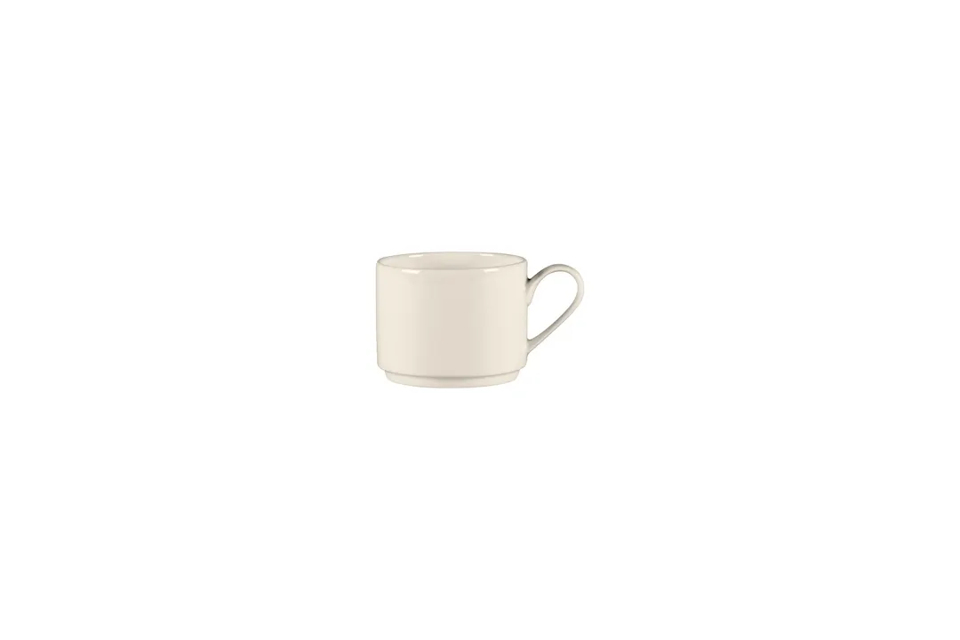 RAK Porcelain BCFRSC20 China Cup, 6.75 oz 5‑7 oz Capacity, Stackable, China Material - 12/Case