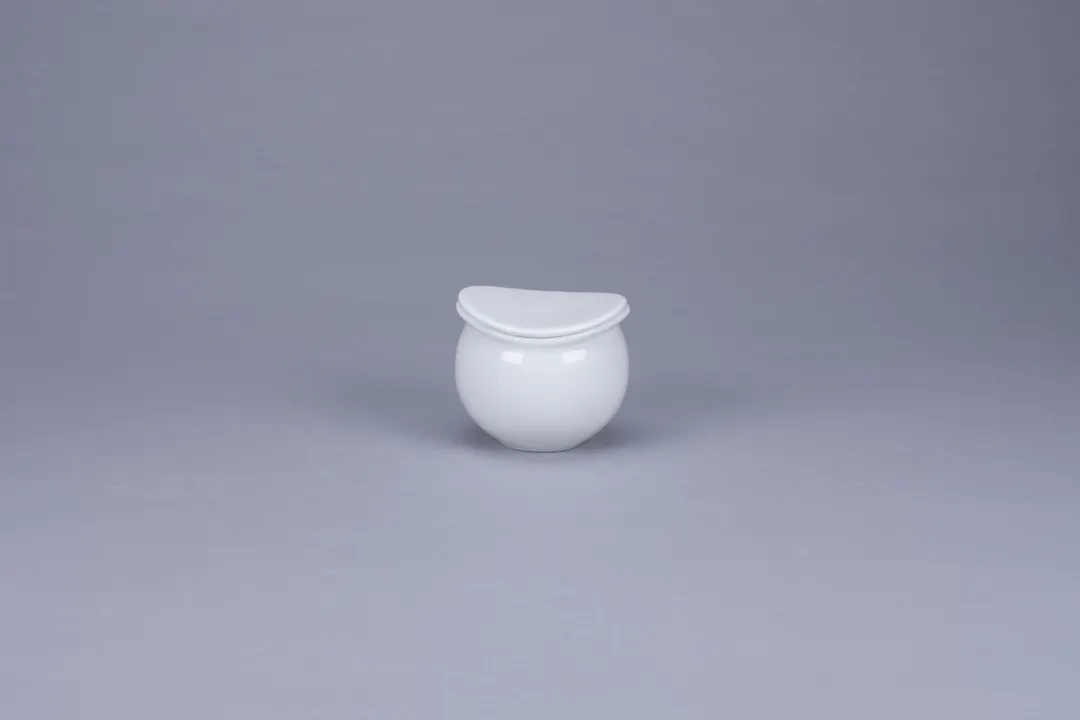 RAK Porcelain BCFSSB20 Sugar Bowl with Lid, 3" Bone China White, 12/Case