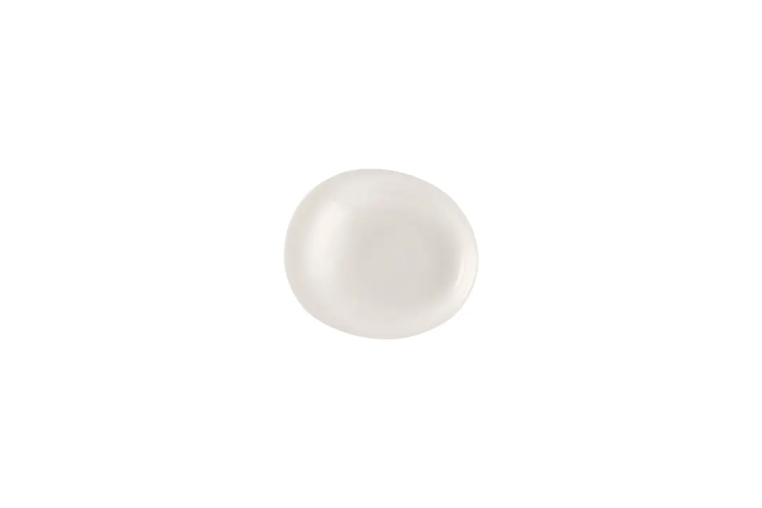 RAK Porcelain BCPOPR14 - Flat Coupe Plate, 5.6" Diameter Bone China, Coupe Rim - 24/Case
