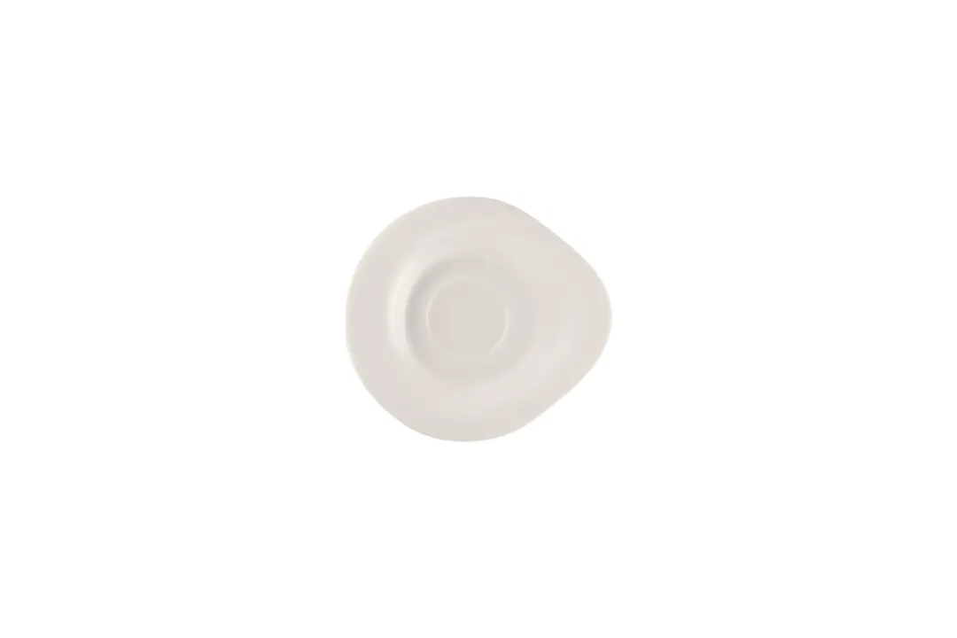 RAK Porcelain BCPOSA15 Pose Saucer, Bone China, 6.1" L x 5.6" W, Sold per Case - 12/Case