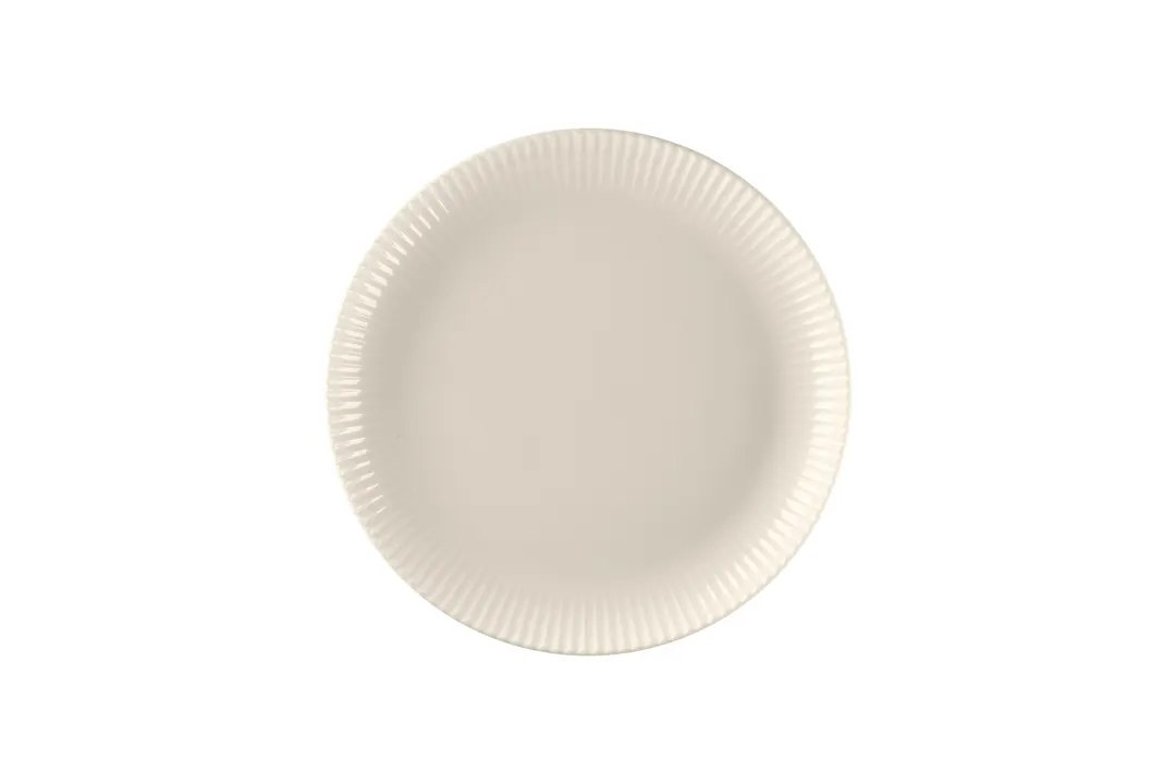 RAK Porcelain BCSPCP27 Spectra Round Plate, 10.56" Diameter, Coupe Rim, Bone China - 12/Case