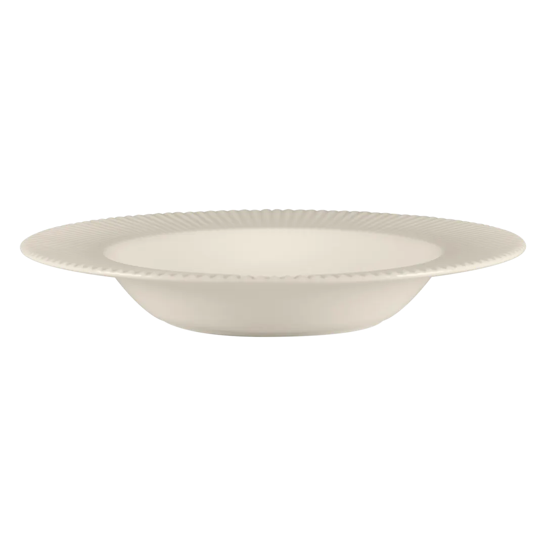 RAK Porcelain BCSPDP23 - Spectra Round China Plate, 9" Dia, 12.5 oz, Deep Rim Bone China - 12/Case