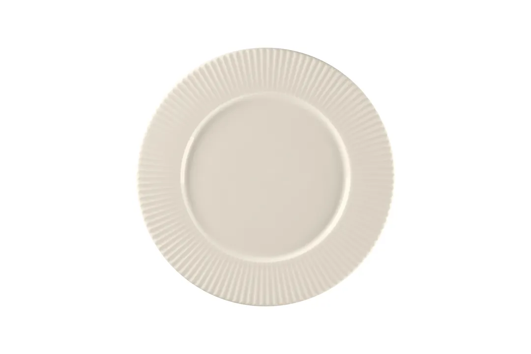 RAK Porcelain BCSPFP29 Spectra Round Plate, 11.5" Diameter Bone China, Flat Edge - 12/Case