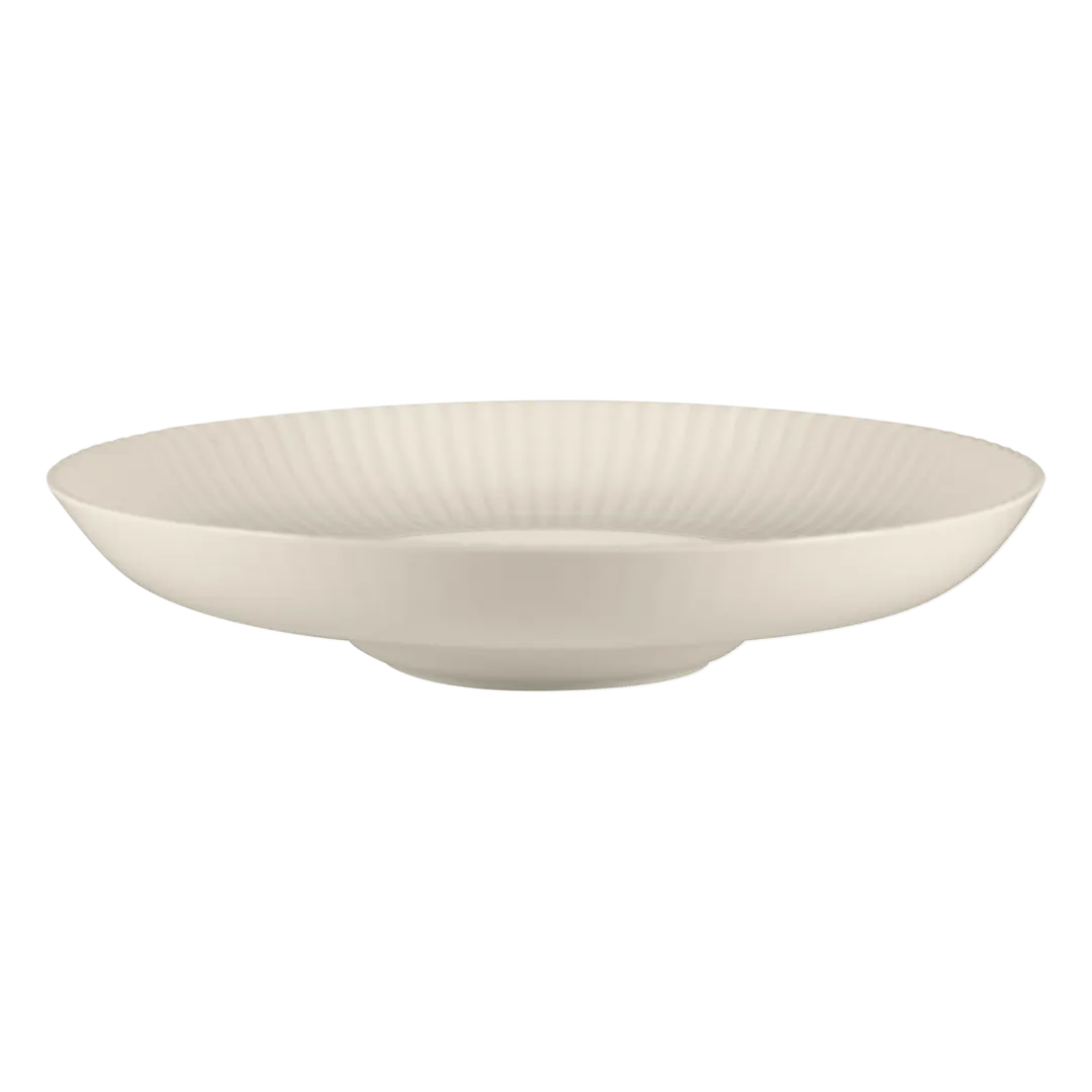 RAK Porcelain BCSPGD29 Spectra Plate, 8 oz 11.4" Round Deep Rim Bone China - 6/Case