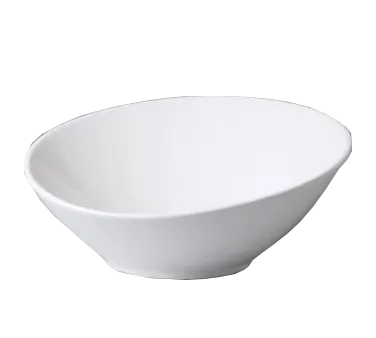 RAK Porcelain BUBA29 Bowl – 11½" x 11½" x 5½", Slanted Porcelain, Dishwasher Safe - 1/Case