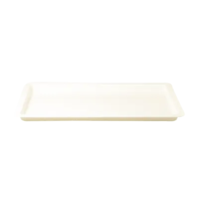 RAK Porcelain BUGN1.2F - 12"¾ x 10"7/16 x ¾" Half GN Rectangular Buffet Food Pan, White Porcelain- Case