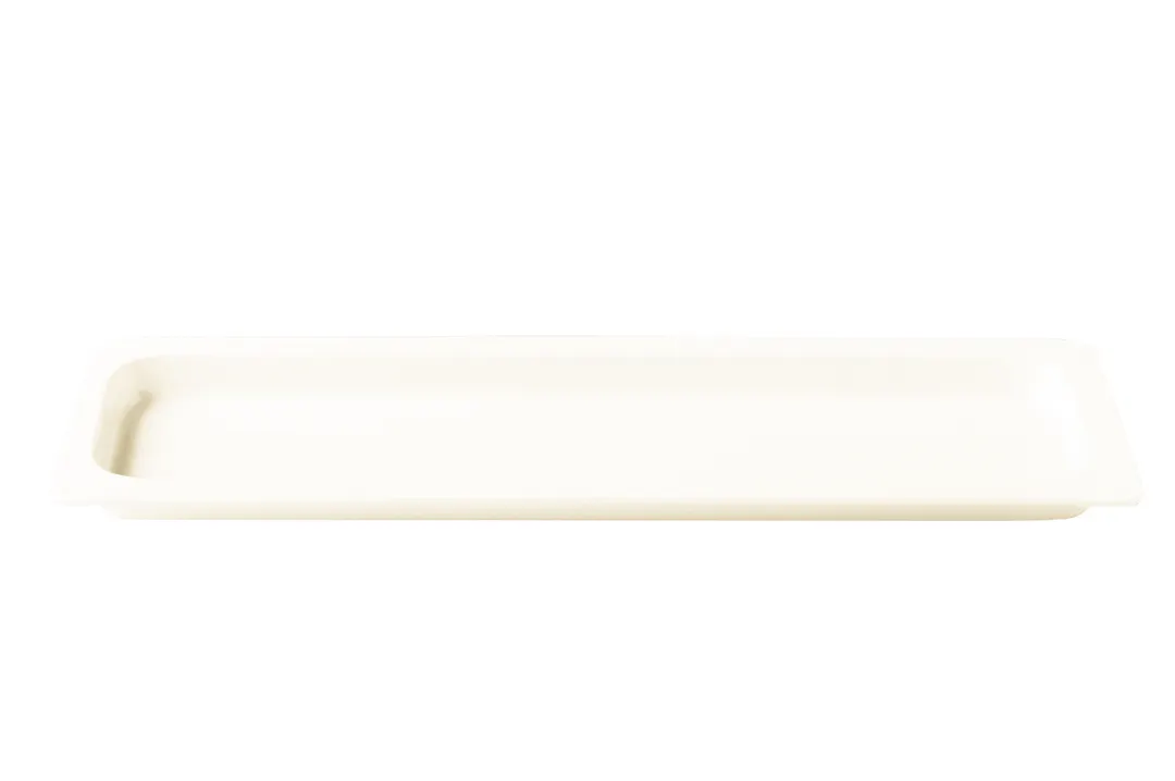 RAK Porcelain BUGN2.4F - 20" x 6-3/8" Porcelain Pan Liner, 42.25 oz (1-4 Qt) White, Safe - 1/Case