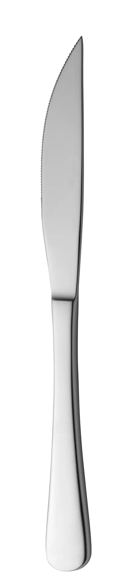 RAK Porcelain C0KASTK - SVS Mirror Steak Knife, 9" Blade, 18/0 Stainless Steel, Mirror Finish - Case