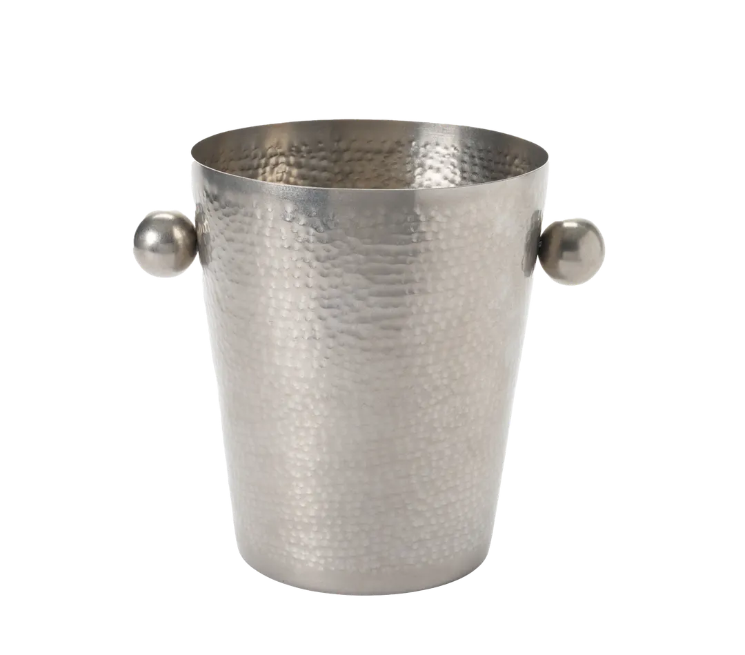 RAK Porcelain CB6104VH Wine Bucket, Hammered Metal, 8" H x 5.9" W, 135.3 Oz, Sold per Case - 1/Case