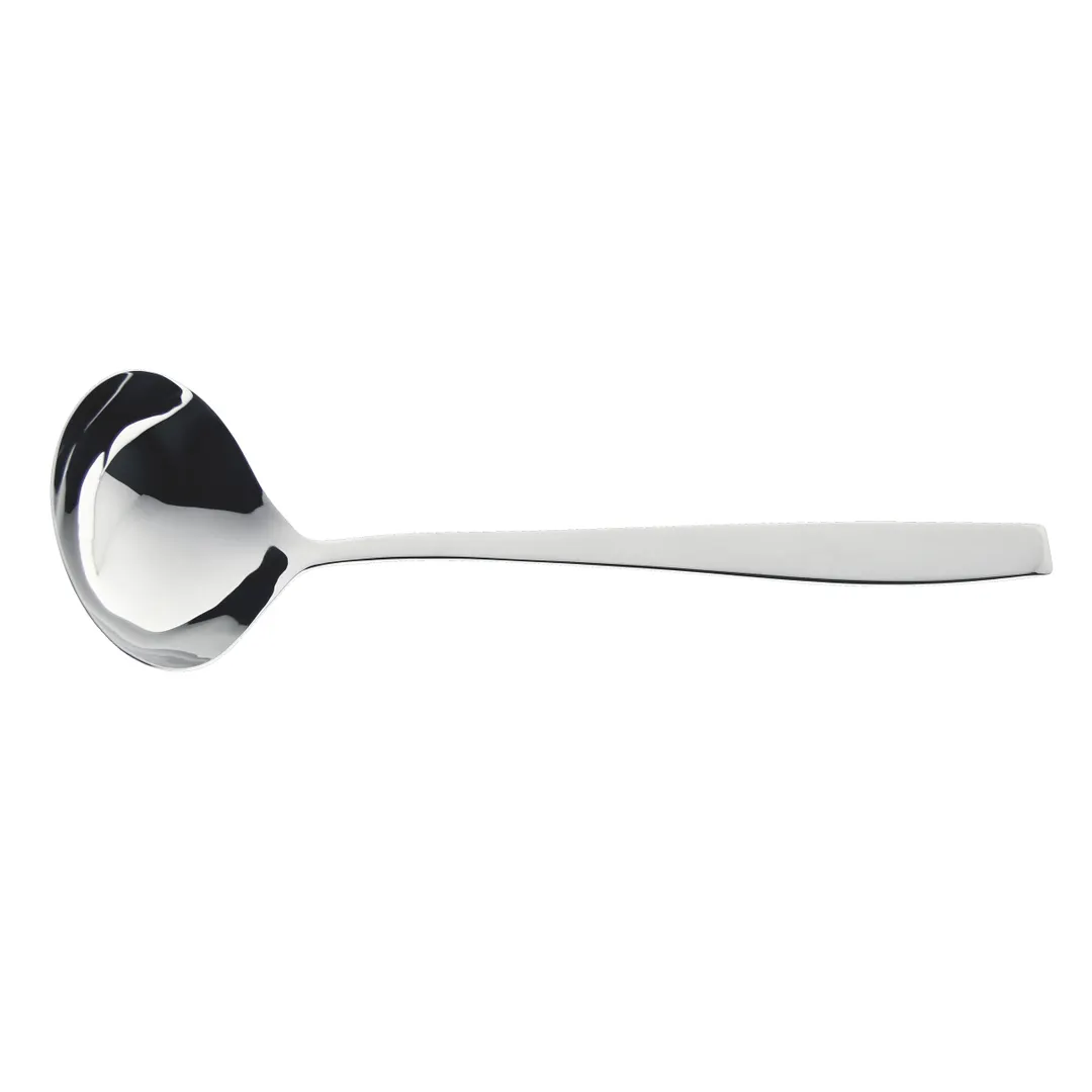 RAK Porcelain CBASOL Soup Ladle – 11‑2/5" Length, 18/10 Stainless Steel, Banquet Style - 1/Case