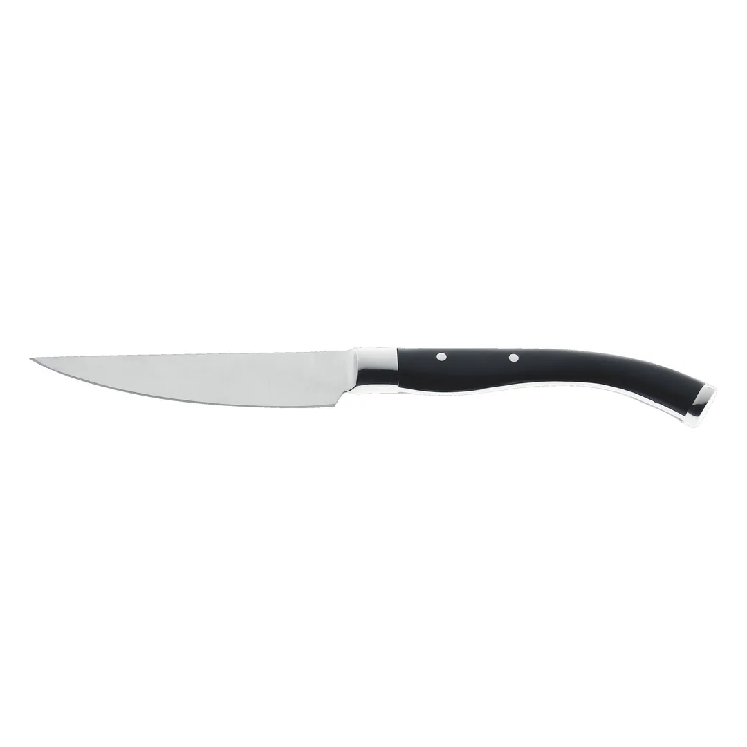 RAK Porcelain CBASTKPH Steak Knife – 9‑3/4" Forged, 18/10 Stainless Steel, POM Plastic Handle - Case