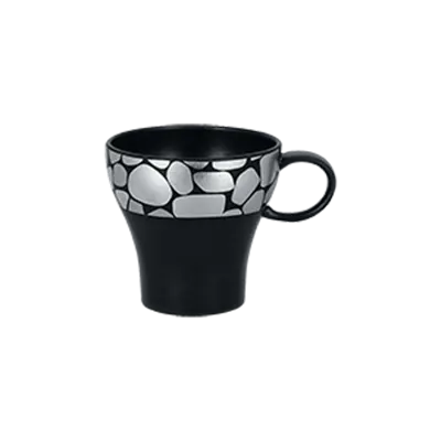 RAK Porcelain CBMOCU20 - Coffee Cup, 6.75 oz (3.35" Dia.), Silver Porcelain, Oven Safe - 12/Case