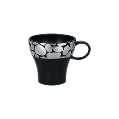 RAK Porcelain CBMOCU23 - Cobbles Tea Cup, 7.8 oz (4.15" Dia.), Porcelain, Dishwasher Safe - 12/Case