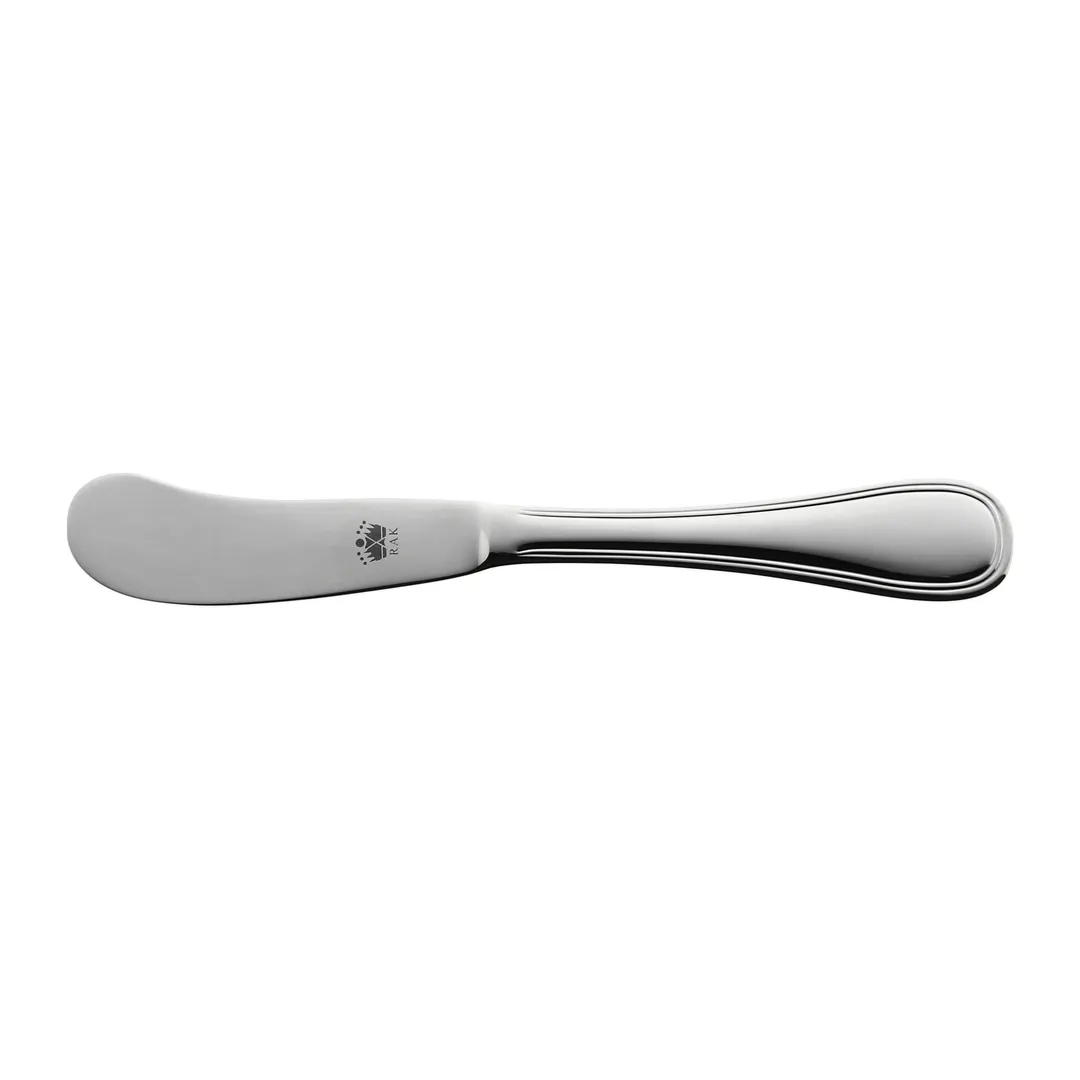 RAK Porcelain CCTBUK Butter Knife, 6‑7/10" Contour, 18/10 Stainless Steel, 5"‑6" - 1/Case