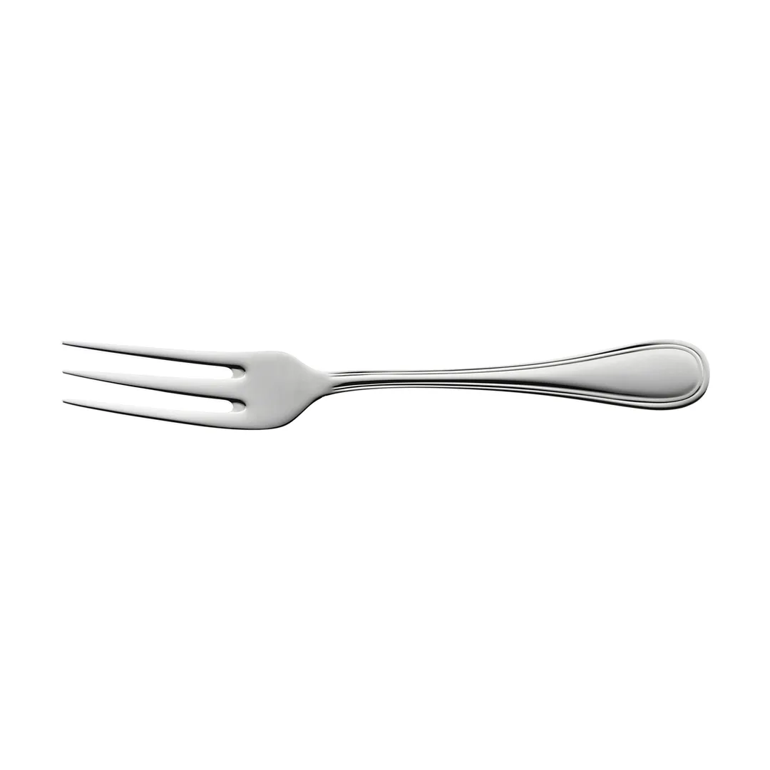 RAK Porcelain CCTCAF Dessert Fork, 6¼" Plain Cake Fork, 18/10 Stainless Steel, 5‑6" Length - 12/Case