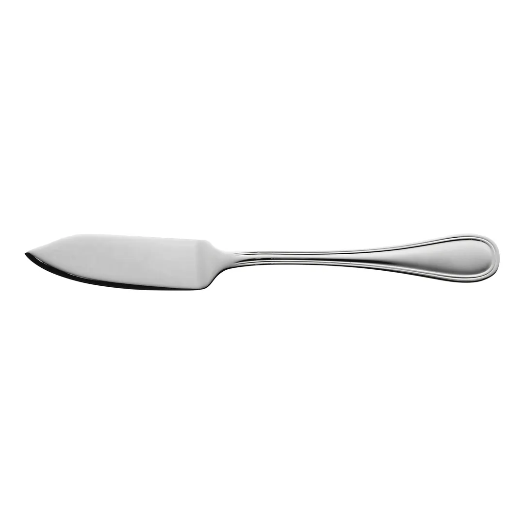 RAK Porcelain CCTFIK Fish Knife - 8" Contour Blade, 18/10 Stainless Steel, Plain Finish - 12/Case