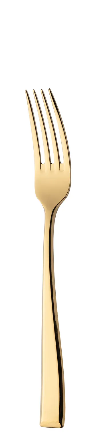 RAK Porcelain CDUDEFG Dessert Fork - 7.2" Length, PVD Gold Durban Finish, Stainless Steel, 12/Case
