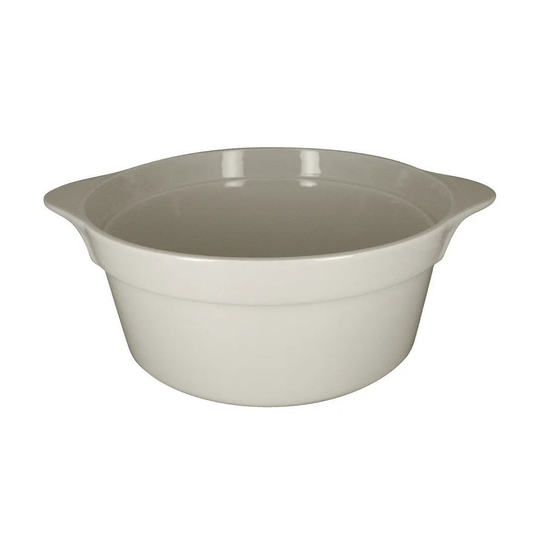 RAK Porcelain CFRD28WHBD - 11" White Eared Bowl, 96-159 oz (3-4 qt) Oven/Microwave Safe - 1/Case