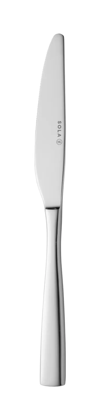 RAK Porcelain CHASDEK - Halo Satin Dessert Knife, 8.6" Length, 18/10 Stainless Steel - 12/Case