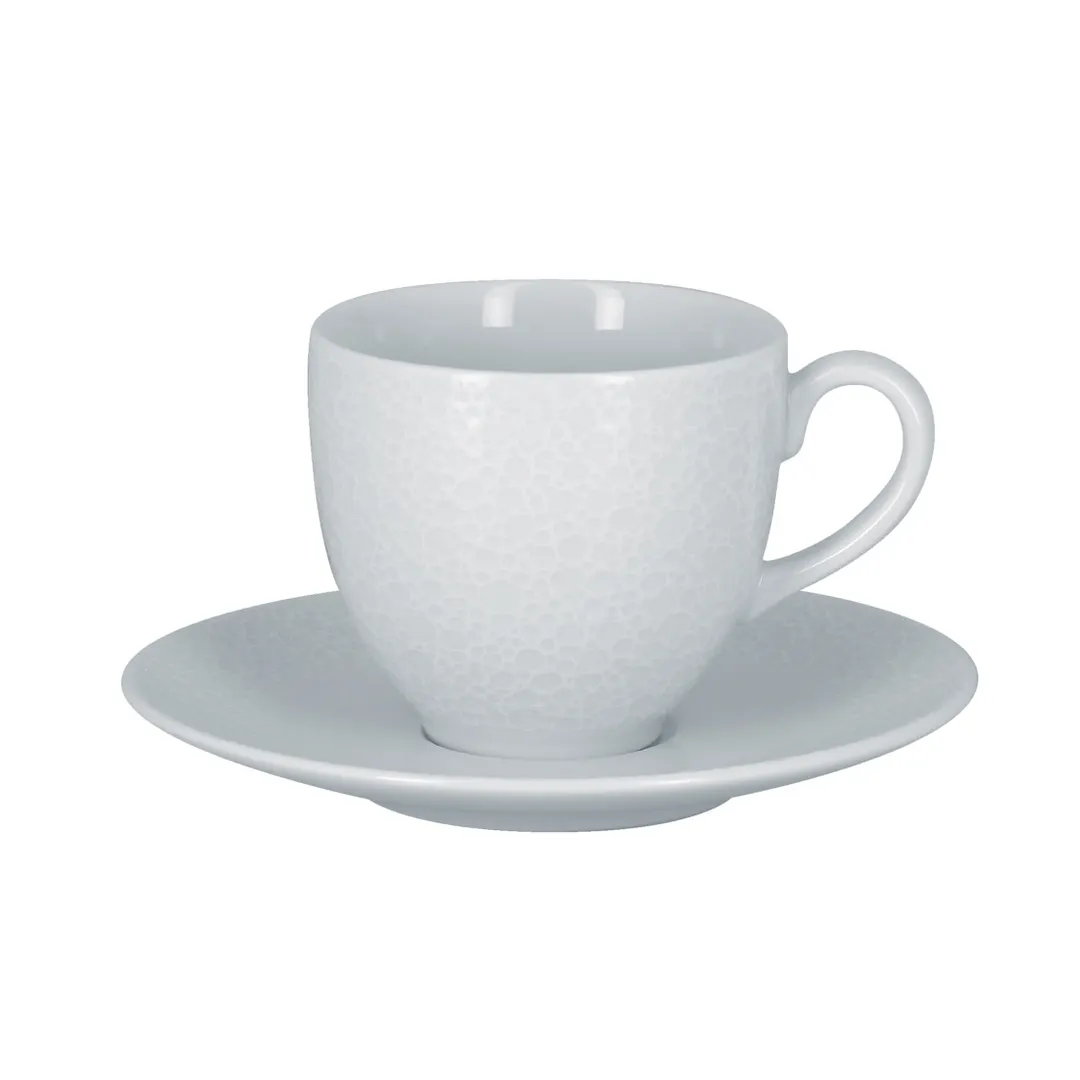 RAK Porcelain CHPCLSA15 Charm Saucer, Round 5.5"-5.99" White Polaris Porcelain, Oven Safe - 12/Case