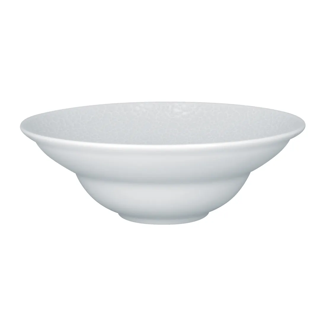 RAK Porcelain CHPCLXD23 - 9" Round Deep Charm Plate, 10 oz White Porcelain, Oven/Microwave - 6/Case