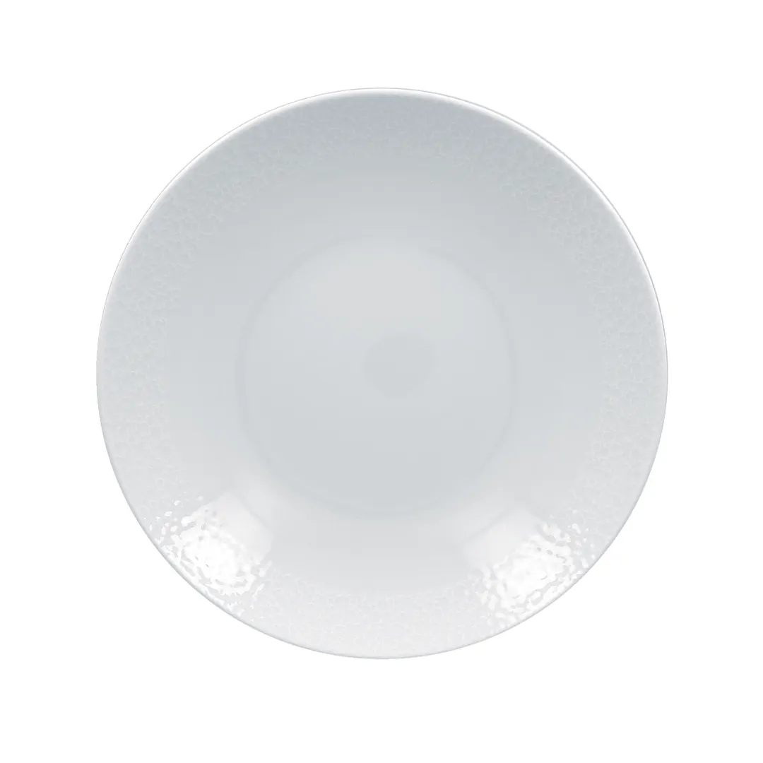 RAK Porcelain CHPONDP23 - 23‑Ounce Round Deep Bowl, 9" Dia x 1‑9/16" H White Porcelain - 12/Case