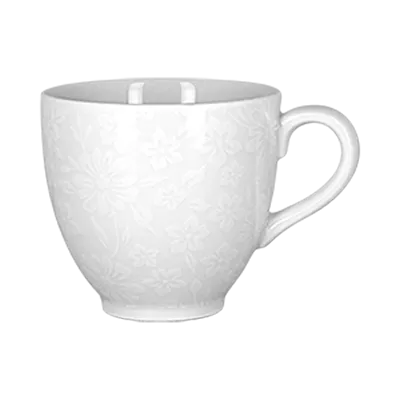 RAK Porcelain CLCU09D184 - Bouquet Cup 3.05 Oz (2.33" Dia.), Non-Stackable, Dishwasher Safe - 12/Case
