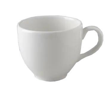 RAK Porcelain CLCU20 Gourmet Cup 6-3/4 oz, Non‑Stackable, Dishwasher Safe, Chip Resistant - 12/Case