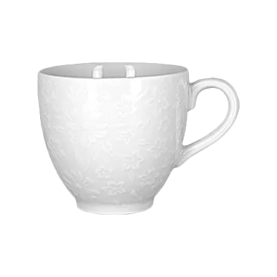 RAK Porcelain CLCU23D183 - Blossom Cup 7.8 oz (3.3" Dia.) Non‑Stackable Dishwasher Safe - 12/Case