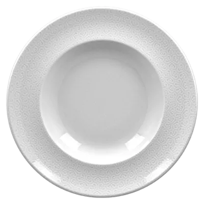 RAK Porcelain CLDP19D180 - 7" Embossed Bowl, 11.85 oz, Chip Resistance, Dishwasher Safe - 12/Case