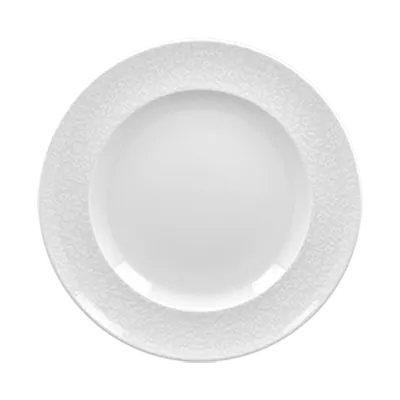 RAK Porcelain CLFP29D184 - 11‑2/5" Round Plate, Embossed Rim, Scratch Resistant, Oven Safe - 12/Case