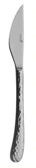 RAK Porcelain CLISTK - 9.2" Sola Lima Steak Knife, One‑Piece Steel Handle, Steel Blade, 8"‑9" Length