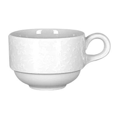 RAK Porcelain CLSC09D184 Cup, 3.05 oz (2.33" Dia.), Stackable, Oven/Microwave Safe - 12/Case