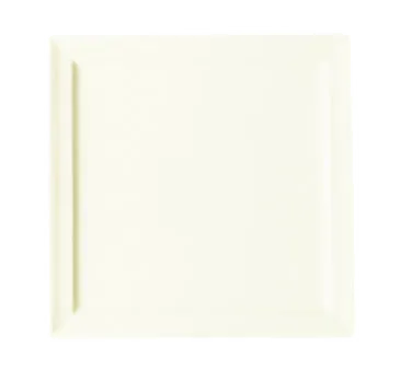 RAK Porcelain CLSP30 Square Plate 11.8" (11-4/5") Flat Edge Dishwasher Microwave Safe - 6/Case