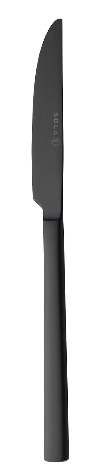 RAK Porcelain CMXDIKMB - Knife, 9.1" Length, Stainless Steel, Montreux Matte Black Finish - 12/Case