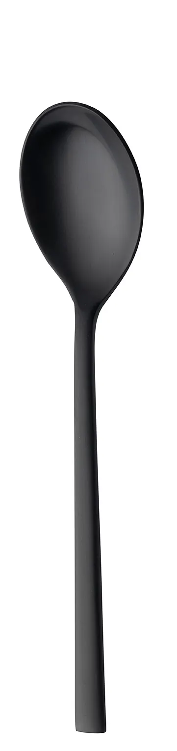 RAK Porcelain CMXTASMB Dinner Spoon - 8.1" Length Stainless Steel, Montreux Matte Black - 12/Case
