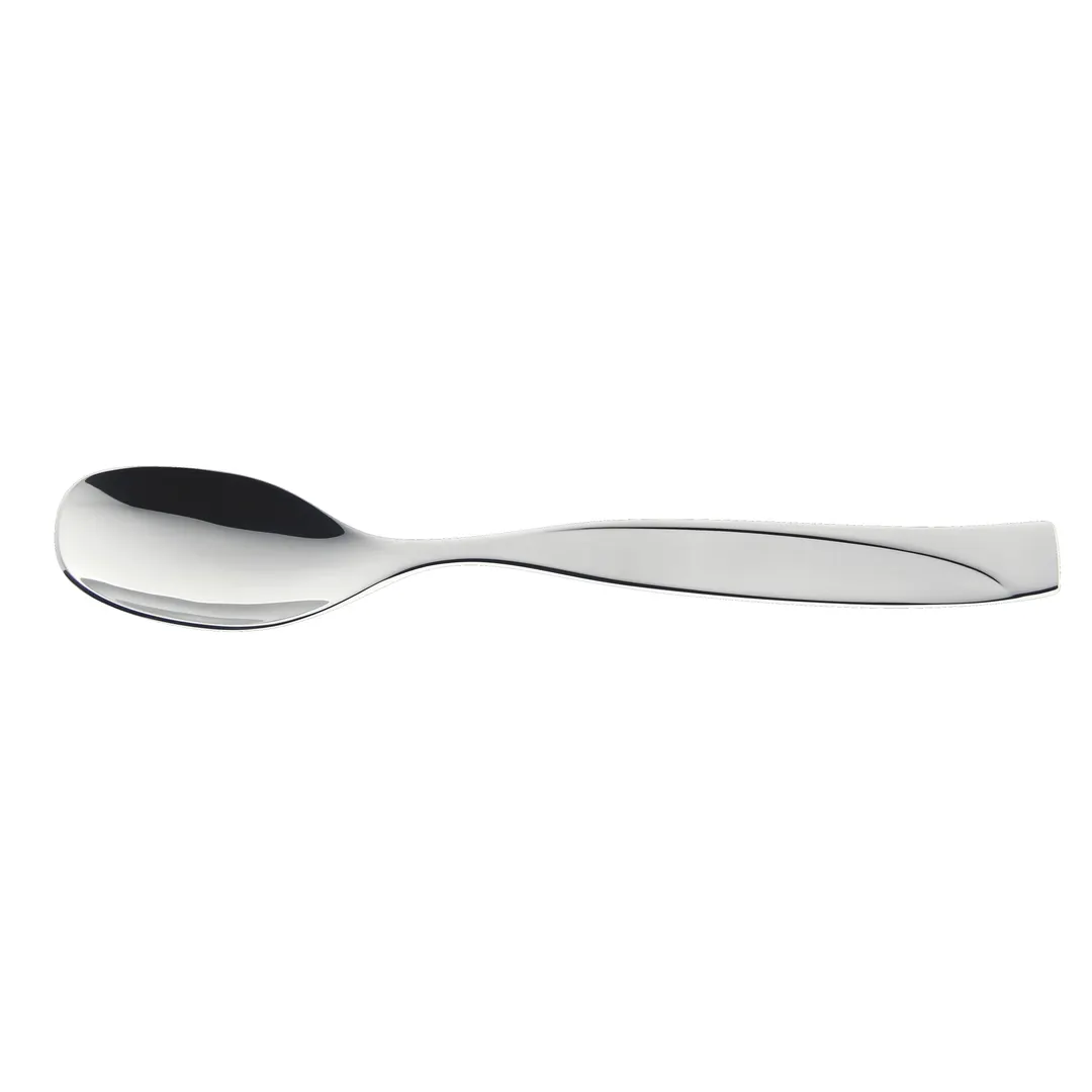 RAK Porcelain CMZDES Dessert Spoon - 7.6" Length, 18/10 Stainless Steel, Mazza Finish, 12/Case