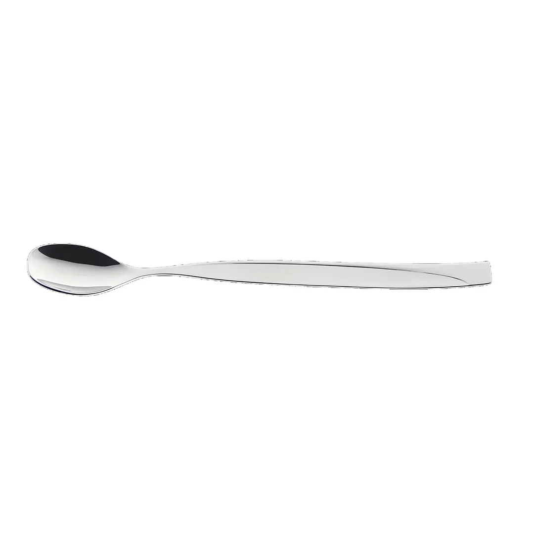 RAK Porcelain CMZLES Iced Tea Spoon, 8‑2/5" Length, 18/10 Stainless Steel, Mazza Finish, 12/Case