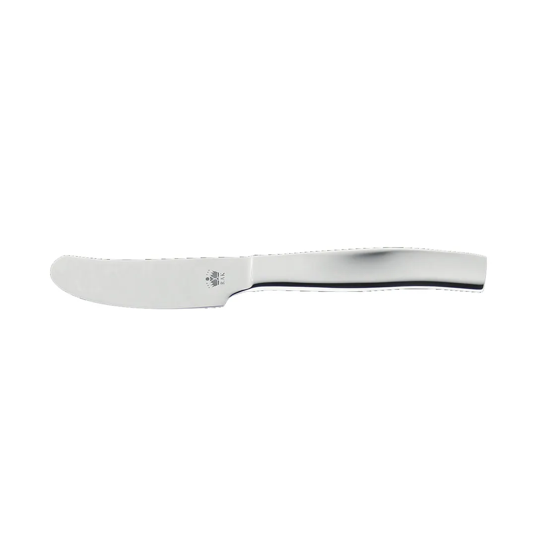RAK Porcelain CNBBUK Butter Spreader Knife 6‑2/3" 18/10 Stainless Steel Nabur Finish - Case